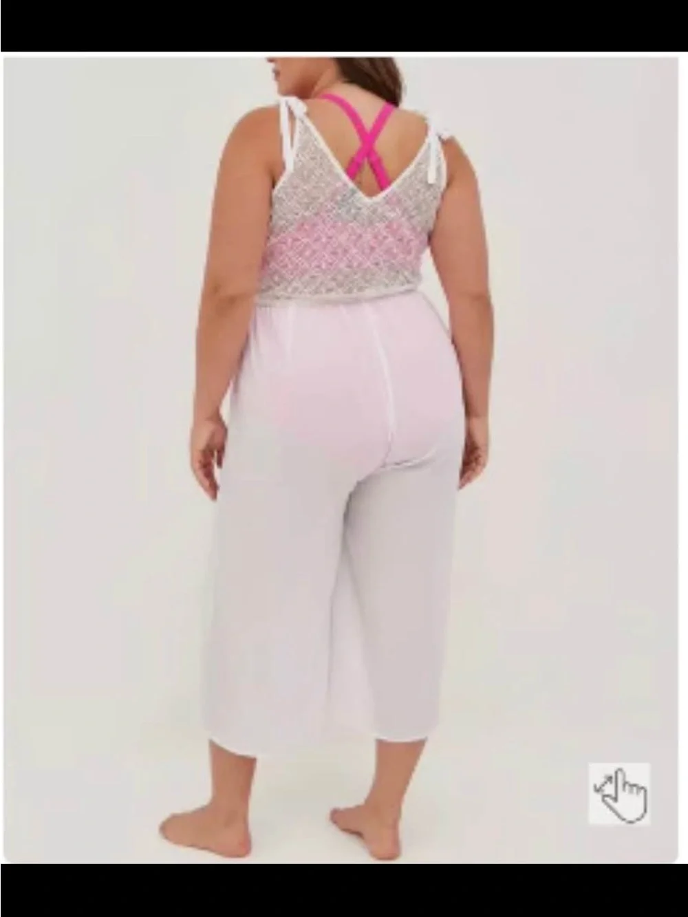 torrid NWT White Lace Tie-Shoulder Swim cover jumpsuit